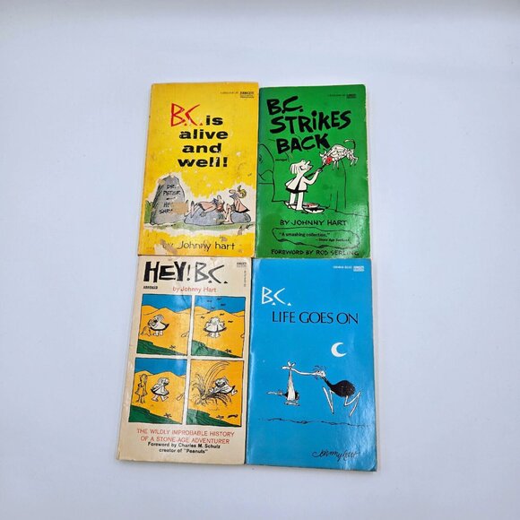 B.C. Comic Strip By Johnny Hart Book Paperback Lot Of 4 Books Vintage Read - Picture 2 of 16